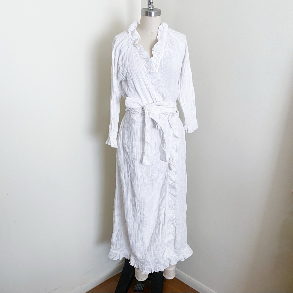 NWT Rhode White Jagger Cotton Long Sleeve Dress Sz Small